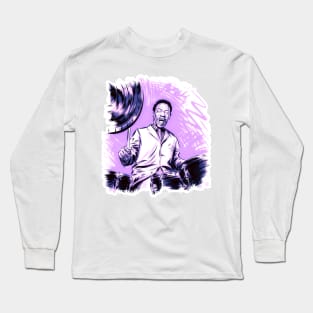 Art Blakey - An illustration by Paul Cemmick Long Sleeve T-Shirt